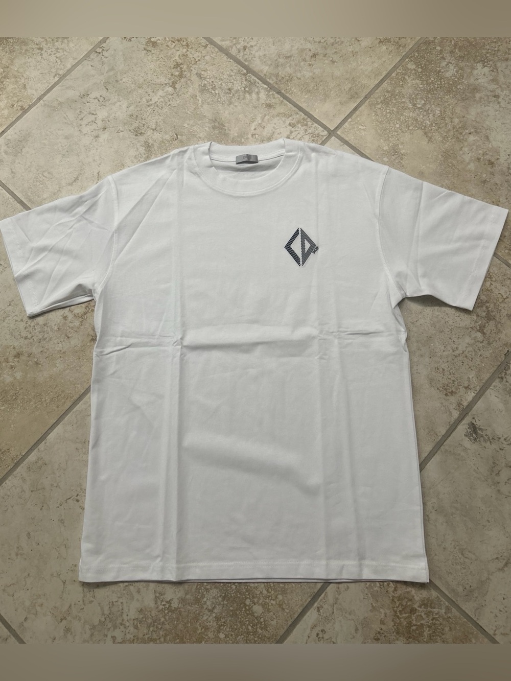 Christian Dior Cd White Diamond Shirt Size XL